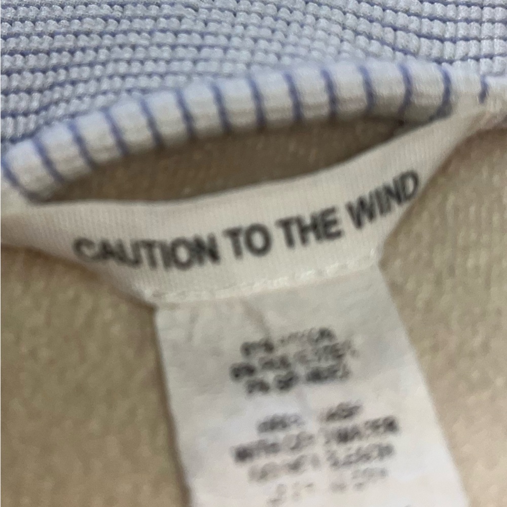 Caution To The Wind Stripped Blouse Sleeveless Top S - Picture 6 of 6